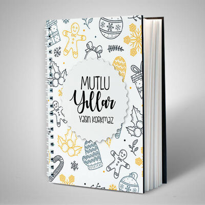Yılbaşı Hediyesi İsme Özel Defter - 1