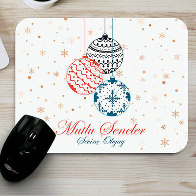 Yılbaşı Süsleri İsimli Mouse Pad - 1