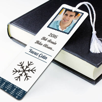 Yılbaşına Özel Fotoğraflı Kitap Ayracı - 1
