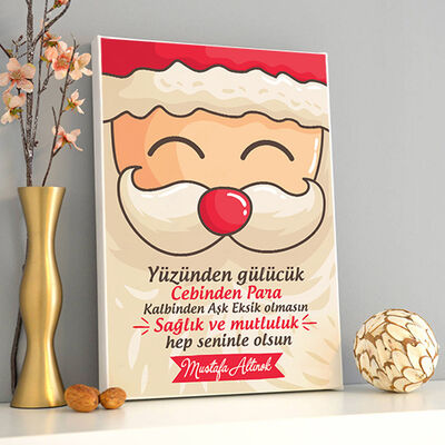 Yılbaşına Özel Mesajlı Kanvas Tablo - 1