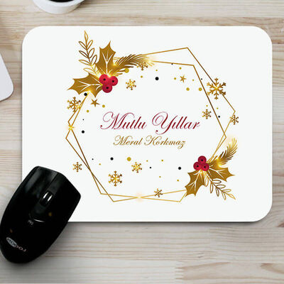 Yılbaşına Özel Şık İsimli Mouse Pad - 1