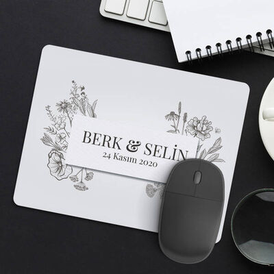Yıldönümü Hediyesi Tarih ve İsimli Mousepad - 2