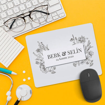 Yıldönümü Hediyesi Tarih ve İsimli Mousepad - 4