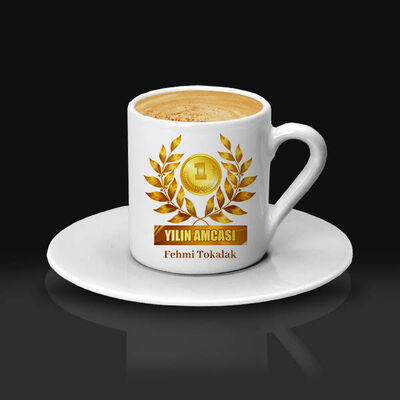 Yılın Amcası İsimli Kahve Fincanı - 3