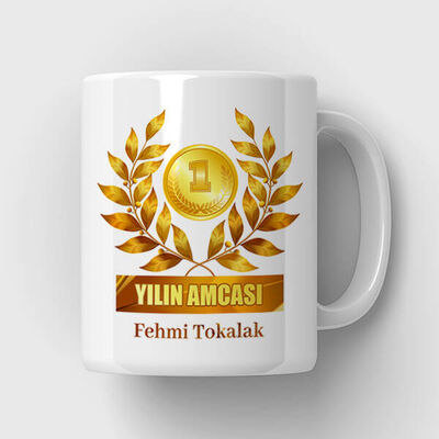 Yılın Amcası İsimli Kupa Bardak - 1