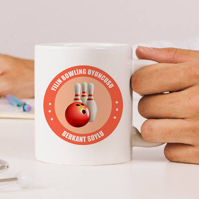 Yılın Bowling Oyuncusu Kişiye Özel Kupa Bardak - 1