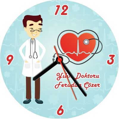 Yılın En İyi Doktoru Duvar Saati - 1
