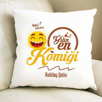 Yılın En Komiği İsme Özel Yastık - 1
