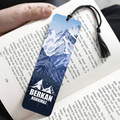 Yüksek Zirveler Tasarımlı Kitap Ayracı - 1