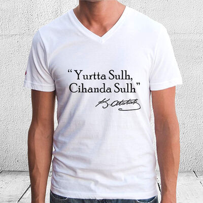 Yurtta Sulh Cihanda Sulh Tişörtleri - 1