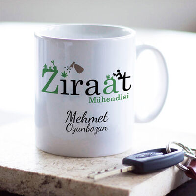Ziraat Mühendislerine Özel Kupa Bardak - 1