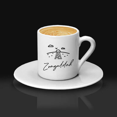 Zonguldak Temalı Kahve Fincanı - 1